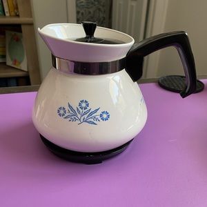 Vintage Corningware Blue Cornflower 6 cup teapot